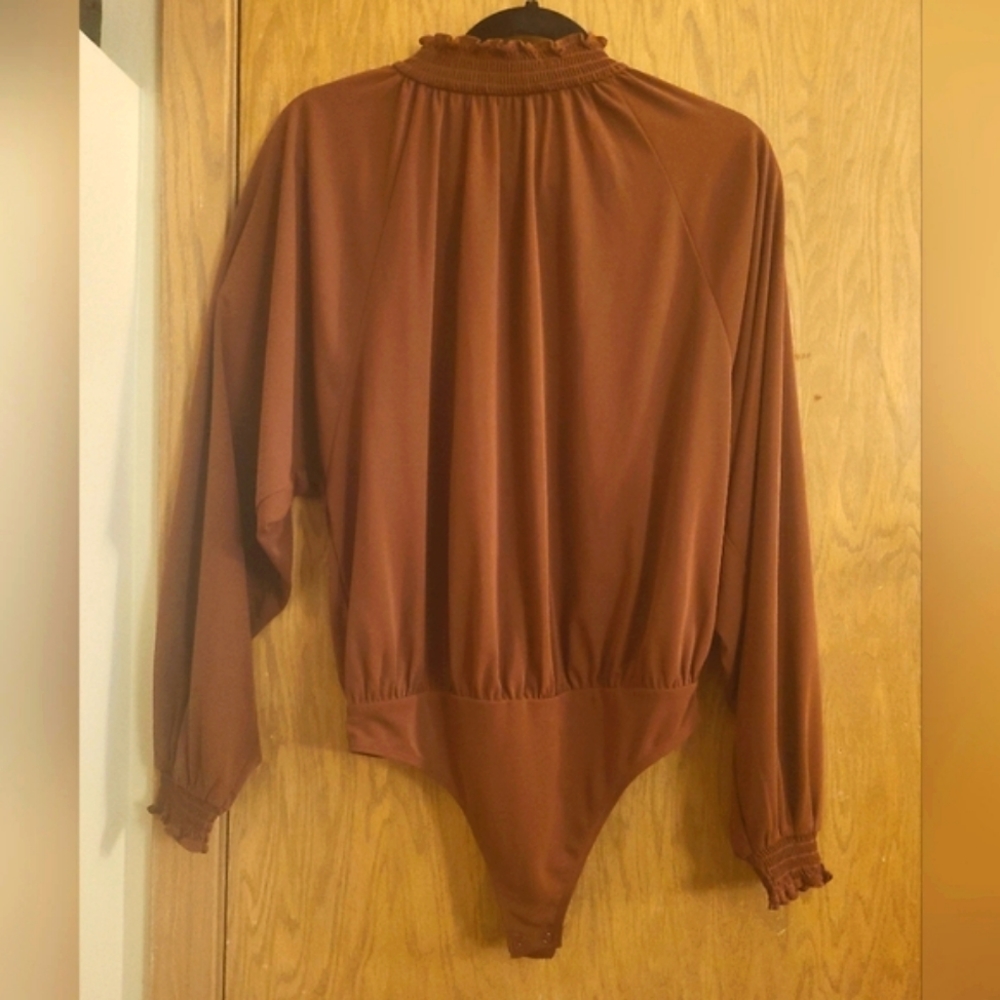 Express brown bodysuit